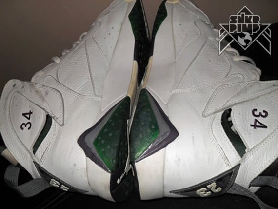 Air Jordan VII Ray Allen Milwaukee Bucks Home PE