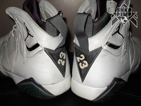 Air Jordan VII Ray Allen Milwaukee Bucks Home PE