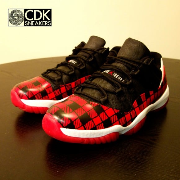 Air Jordan XI Low Manchester United Custom by CDK Sneakers