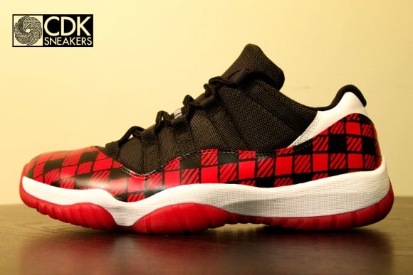 Air Jordan XI Low Manchester United Custom by CDK Sneakers