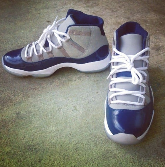 Georgetown Air Jordan XI by Noldo Customs