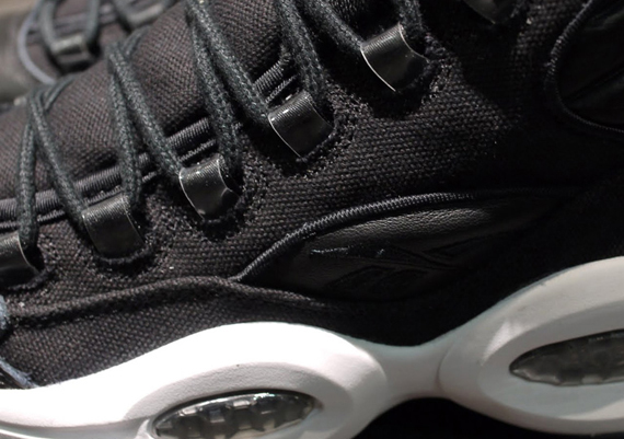 Image Update Reebok Question Mid Black Canvas
