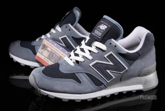 New Balance 1300 Made in the USA Light Blue Navy