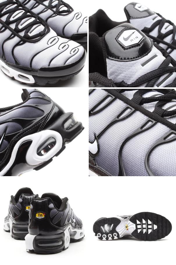 nike air max plus wolf grey white black