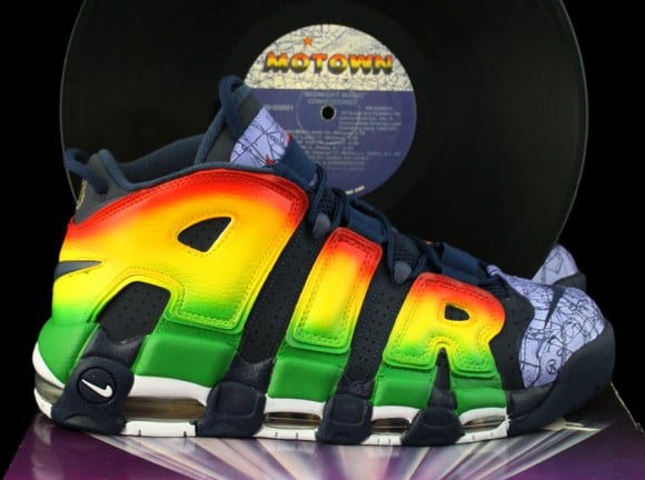 Nike Air More Uptempo Motown Customs by Revive