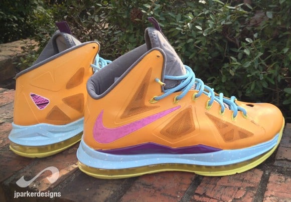Nike LeBron X Easter Customs by Jparker Designs