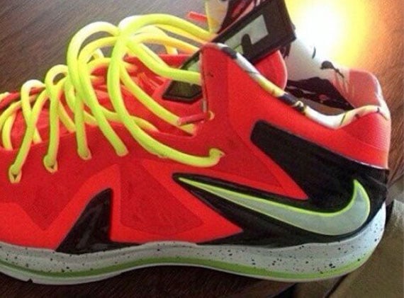 Nike LeBron X Elite Infrared Volt