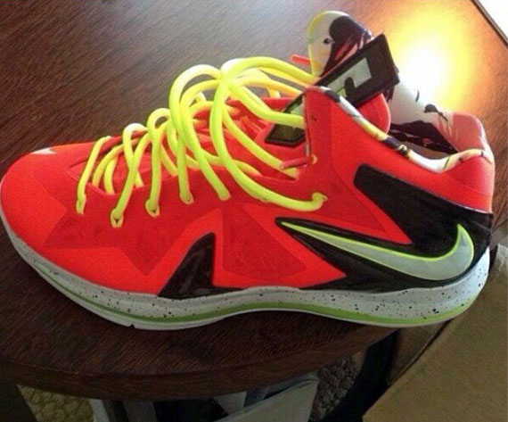 Nike LeBron X Elite Infrared Volt
