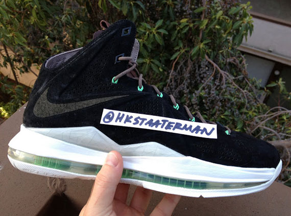 Nike LeBron X EXT Black Nubuck