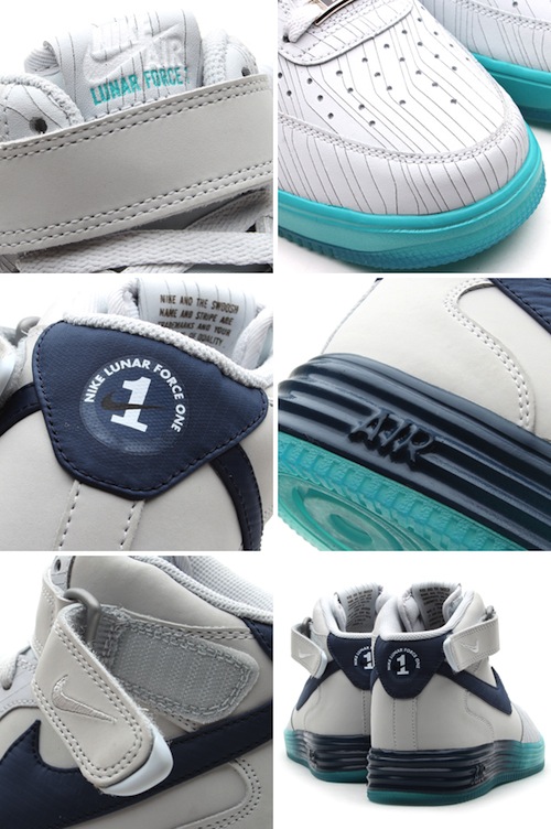 Nike Lunar Force 1 Mid Leather ‘Platinum/Squadron Blue-Sport Tark’