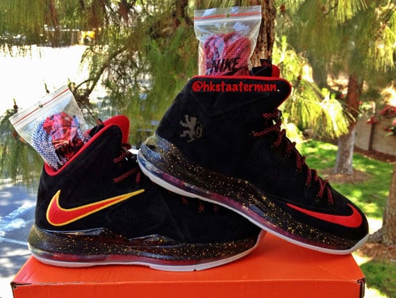 Nike X Miami Heat Black Suede PE LeBron