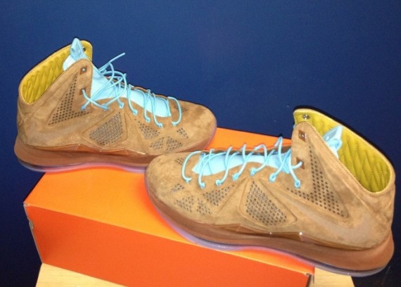 Release Update Nike LeBron X Brown Suede Hazelnut