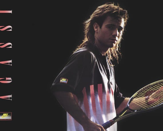 Andre Agassi Returns To Nike