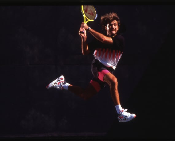 Andre Agassi Returns To Nike