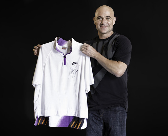 Andre Agassi Returns To Nike