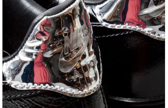 Nike Air Force 1 Downtown Black Leather 3