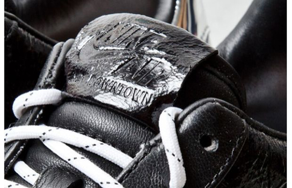 Nike Air Force 1 Downtown Black Leather 4