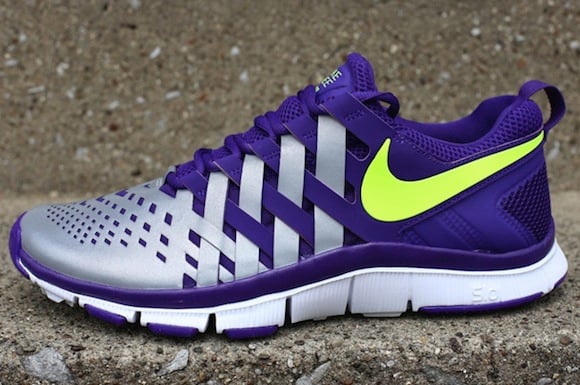 Nike Free Trainer 50 NRG Court Purple Volt w Reflective Silver