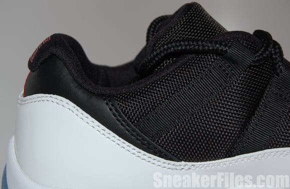 Air Jordan 11 (XI) Low White Black Red Epic Look