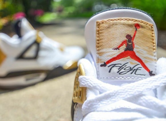 Air Jordan IV Gold Digger Customs by DMC Kicks