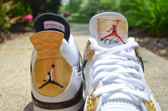 Air Jordan IV Gold Digger Customs by DMC Kicks