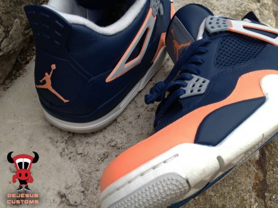 Air Jordan IV Salmon Toe by DeJesus Customs