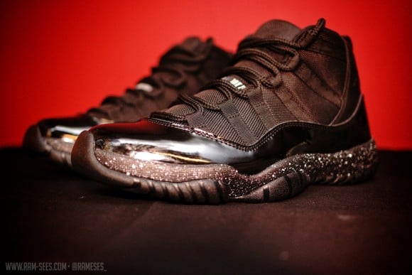 Air Jordan XI Oreo & Cement Customs by Ramses