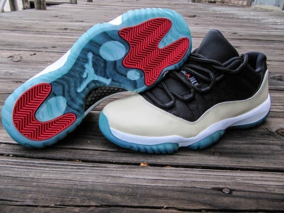 Creme Air Jordan XI Low by Cali Kid Drew