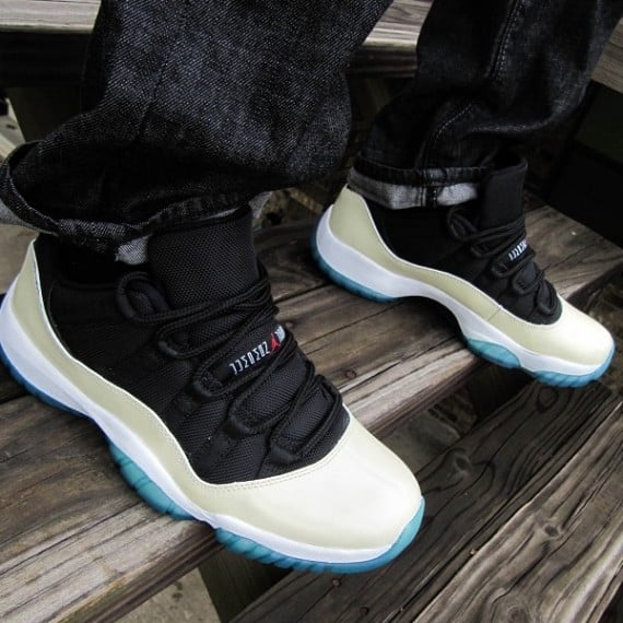 Creme Air Jordan XI Low by Cali Kid Drew