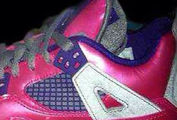 First Look Pink Purple Air Jordan IV GS