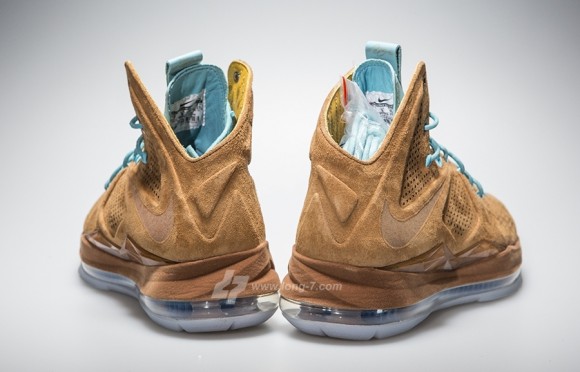 Image Update Brown Suede Nike LeBron X EXT