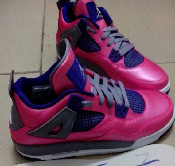 Image Update Pink Purple Air Jordan IV GS