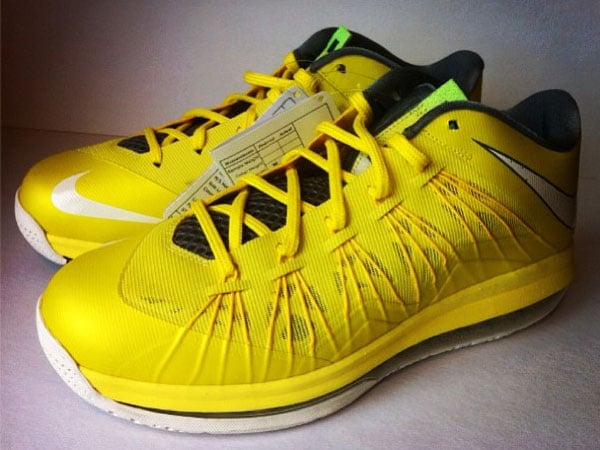 Nike LeBron X (10) Low ‘Yellow/Black’ Sample