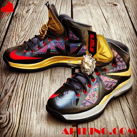 Nike LeBron X Invictus Custom by Chef of GourmetKickz