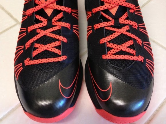 Nike LeBron X Low Black Total Crimson