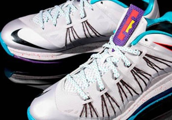 Nike LeBron X Low Silver Teal