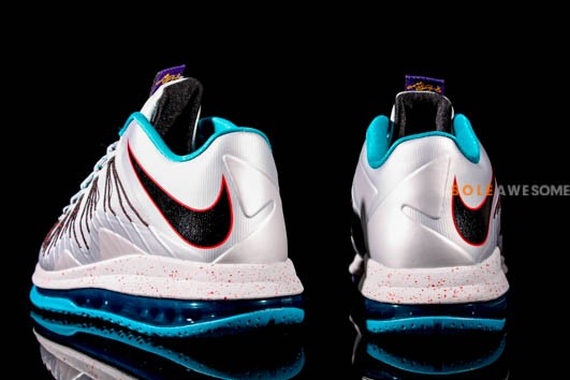 Nike LeBron X Low Silver Teal