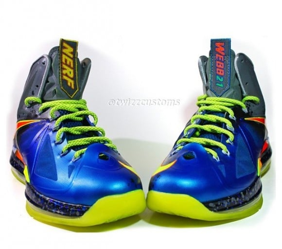 Nike LeBron X NerfMan 2 Custom by Twizz Customs 