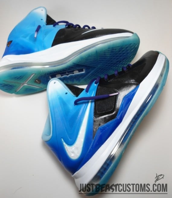 Nike LeBron X Playstation Customs by Just Beast