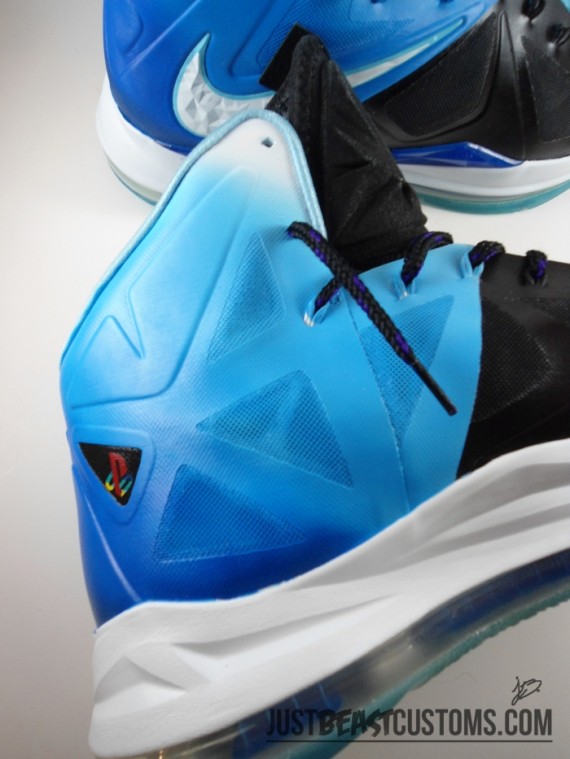 Nike LeBron X Playstation Customs by Just Beast