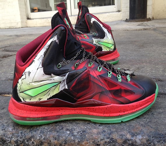 Nike LeBron X Spawn Customs by Mache