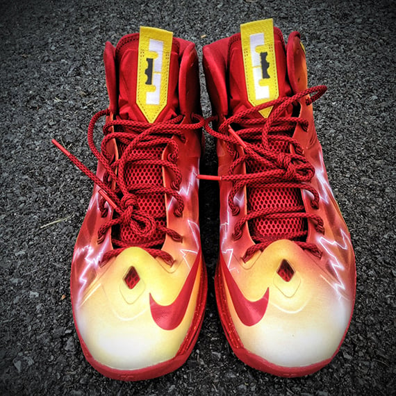 Nike LeBron X The Flash by Mache Customs