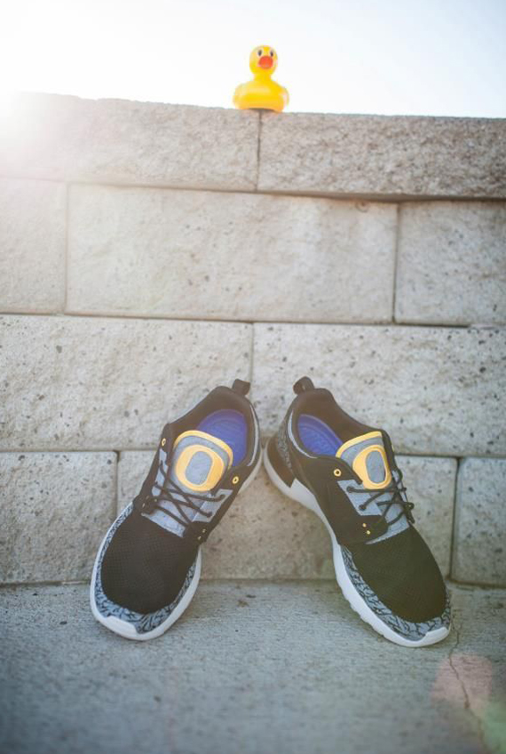 Nike Roshe Run Oregon Ducks Pit Crew by JP Custom Kicks