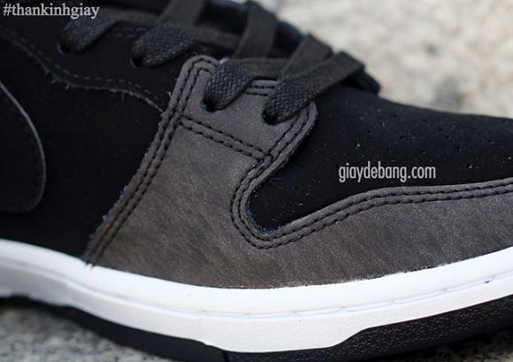 Nike SB Dunk High Black Leather Detailed First Look