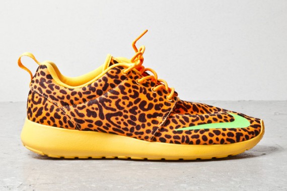 Orange Leopard Nike Roshe Run FB
