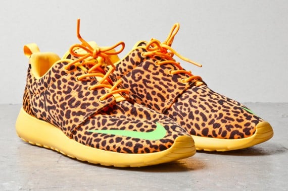 Orange Leopard Nike Roshe Run FB