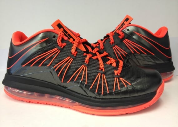 Release Reminder Nike LeBron X Low  Black Total Crimson 