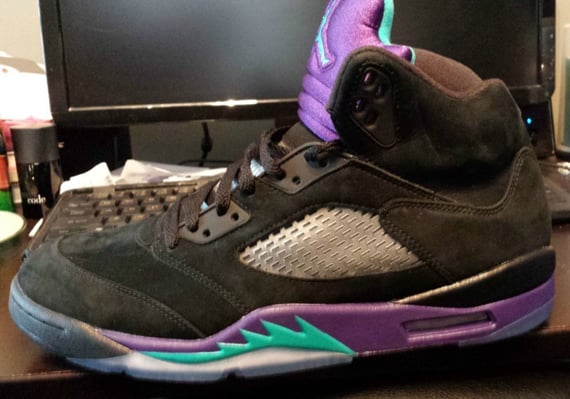 Release Update Air Jordan V Black Grape
