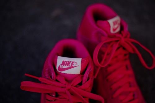 Pink Nike Womens Sky Dunk Hi