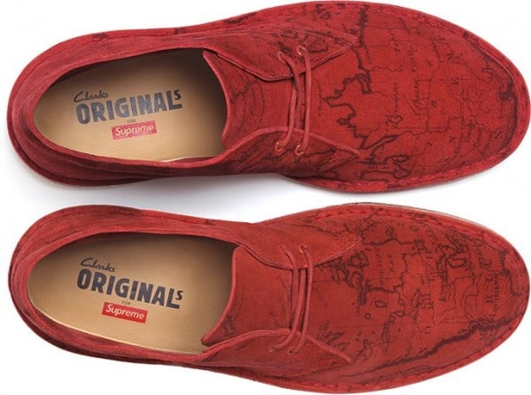 Supreme x Clarks ‘Map Suede’ Desert Boot Collection